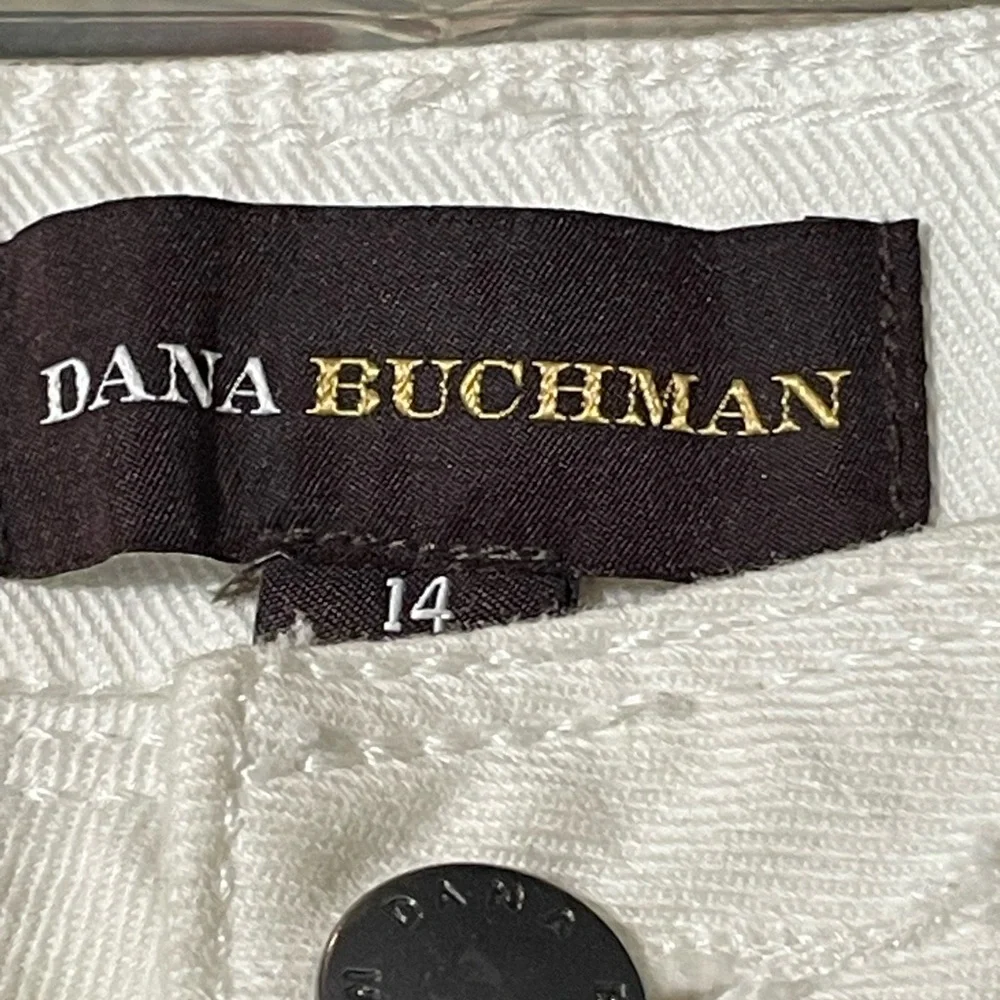 Dana Buchman‎ size 14 white capri pants Women’s cotton capri pant